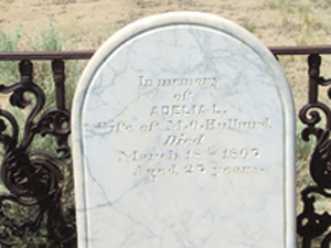 Adelia Campbell Hulburd Headstone
